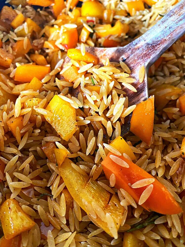 Schnelles One-Pot-Rezept: griechische Nudeln mit Hähnchen