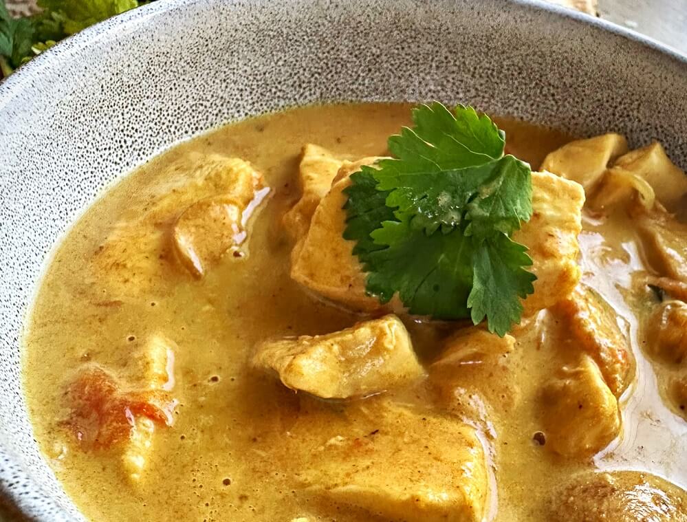 Einfaches Hähnchencurry aus Tibet fertig in 45 Minuten