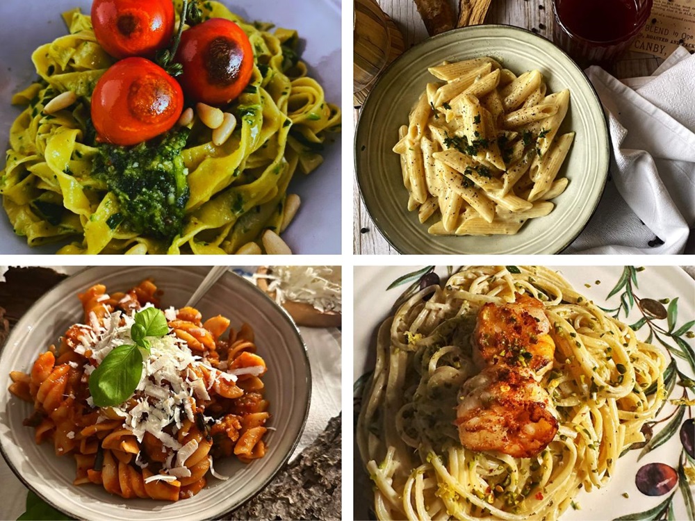 8 leckere Pasta Gerichte